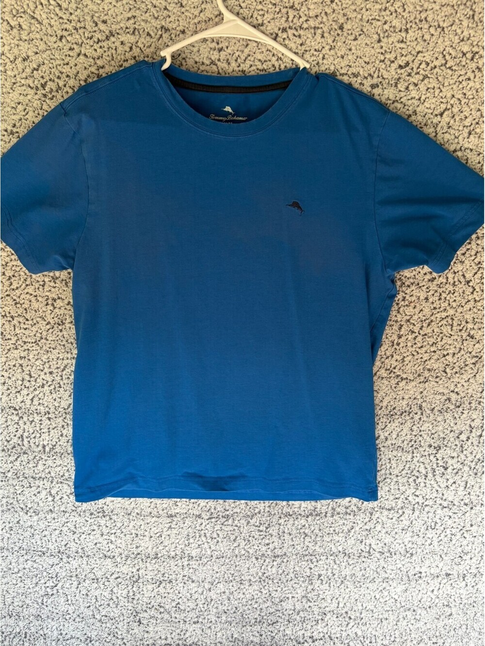 Tommy Bahama Men's Blue Pima Cotton Stretch T-Shirt Crew Neck Size Medium M